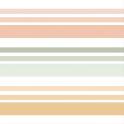 Large Springtime Stripe in Pastel