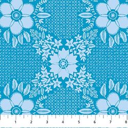 Embroidery in Cerulean