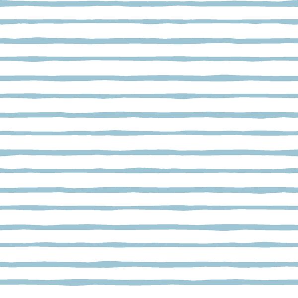 Artisan Stripe in Bluebell on White