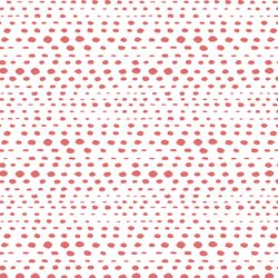 Little Skipping Stones in Poppy on White