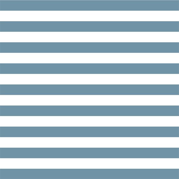 Horizontal Candy Stripe in Marine