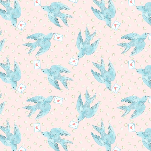 Avian Delivery in Blush