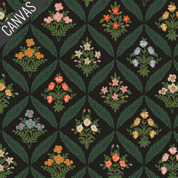 Estee Garden Canvas in Black Multi