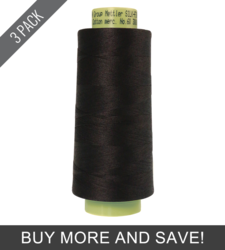 Darkest Blue (9160-0821) - Silk Finish Cotton 60wt - 3000 Yards (3 Pack)