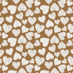 Be Mine Hearts in Golden Glow