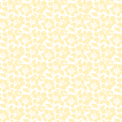 Roundabout Floral in Corn Yellow