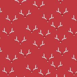 Antlers in Poinsettia