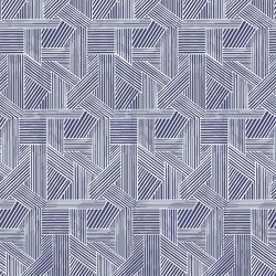 Rattan in Indigo
