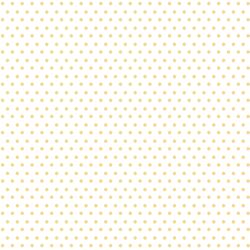 Winter Dot in Sunny Yellow on White