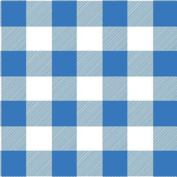 Buffalo Plaid in Cerulean