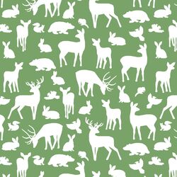 Forest Friends in Pistachio