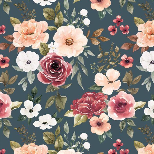 Felicity Floral in Night Blue
