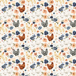 Little Meadow Chickens in Cream
