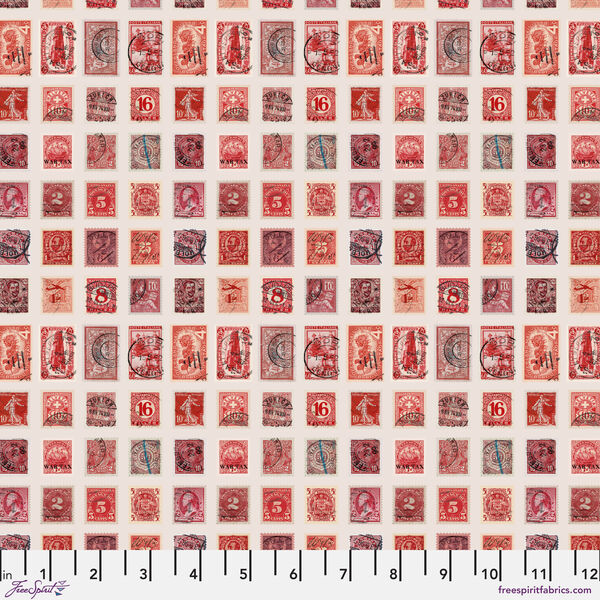 Stamps in Red