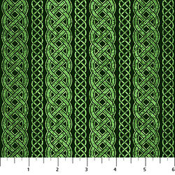 Celtic Braid in Bottle Green