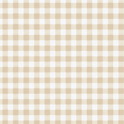 Gingham in Sand