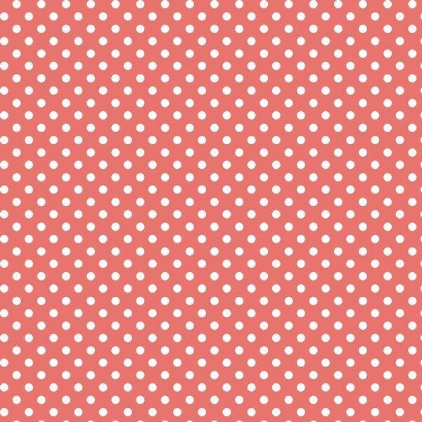 Tiny Dot in Living Coral