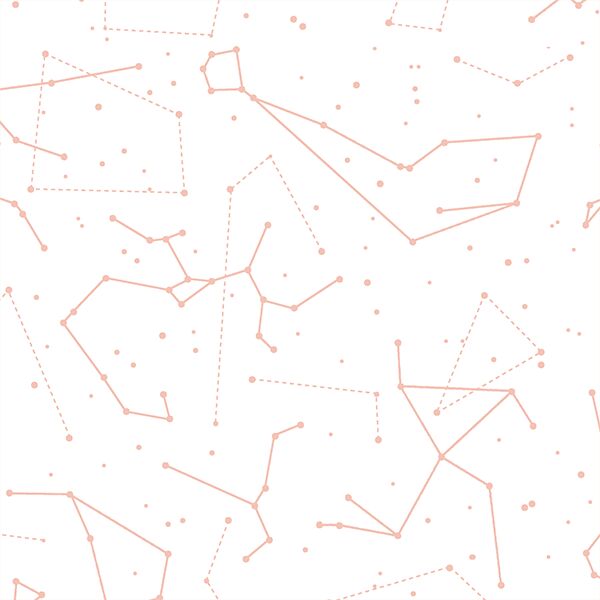 Star Charts in Petal on White