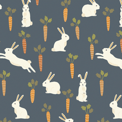 Easter Garden in Evening Navy