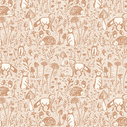 Woods of Whimsy in Light Mahogany on Cream