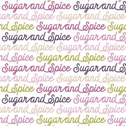 Text in Sugar and Spice