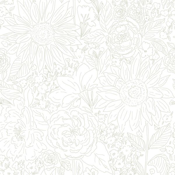 Paperie in Light Sage on White