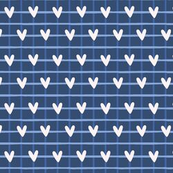 Heart Check in Navy