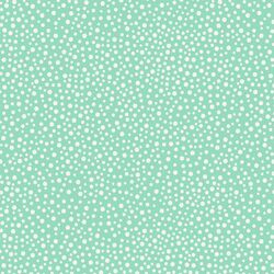 Snow Dots in Evergreen Mint