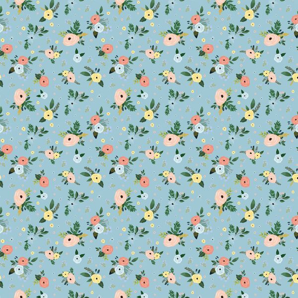 Harbour Florals in Blue