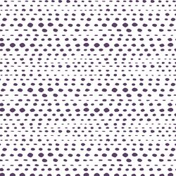 Little Skipping Stones in Aubergine on White