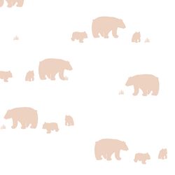 Bear Silhouette in Shell
