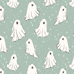 Ghosts in the Night in Mint Sky