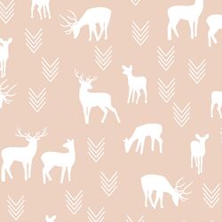 Deer Silhouette in Shell