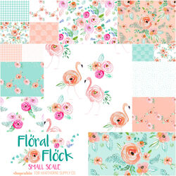 Floral Flock Fat Quarter Bundle Small Scale