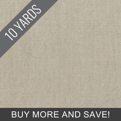 Artisan Cotton Yarn-Dye in Taupe Light Grey - 10 Yard Bolt