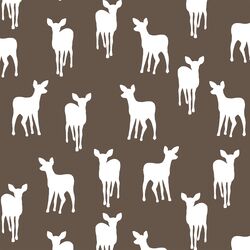Fawn Silhouette in Timber