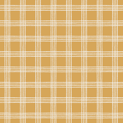 Plaid in Straw Yellow