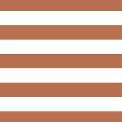 Horizontal Play Stripe in Terracotta
