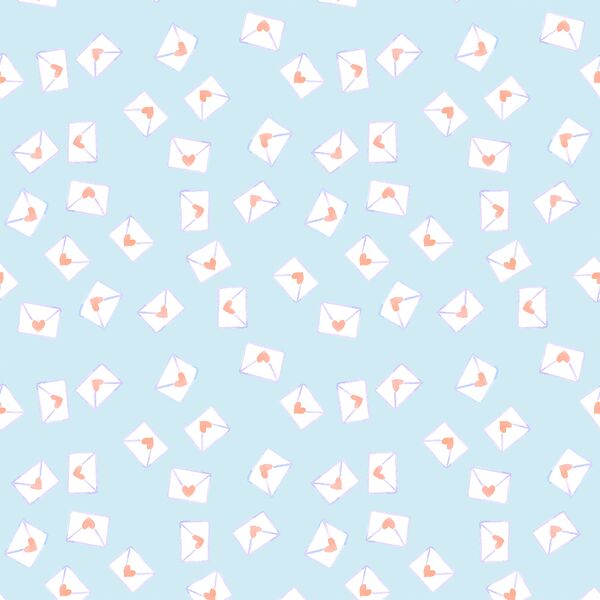 Love Letters in Aqua