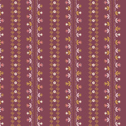 Filigree Stripe in Berry