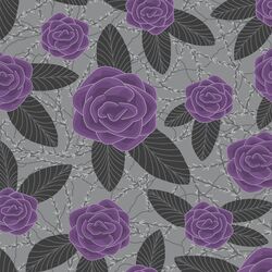 Bed of Roses in Smoke