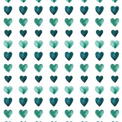 Painted Hearts in Ocean