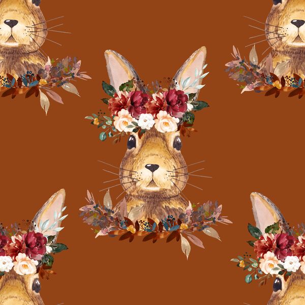 Autumn Hare in Cinnamon