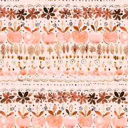 Autumn Stripe in Blush Pink