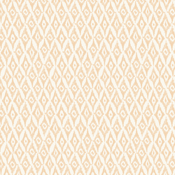 Ikat Diamonds in Champagne on Cream
