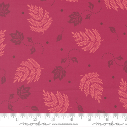 Paisley Leaf in Pomegranate