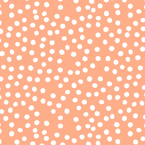 Tossed Dot in Peachy