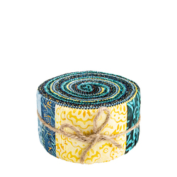 Expressions Batiks 2.5" Strip Roll in Ocean Garden