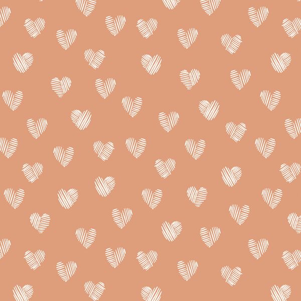 Heartbreaker in Cream on Peach