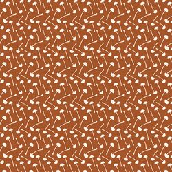 Mini Mushrooms in Deep Ochre